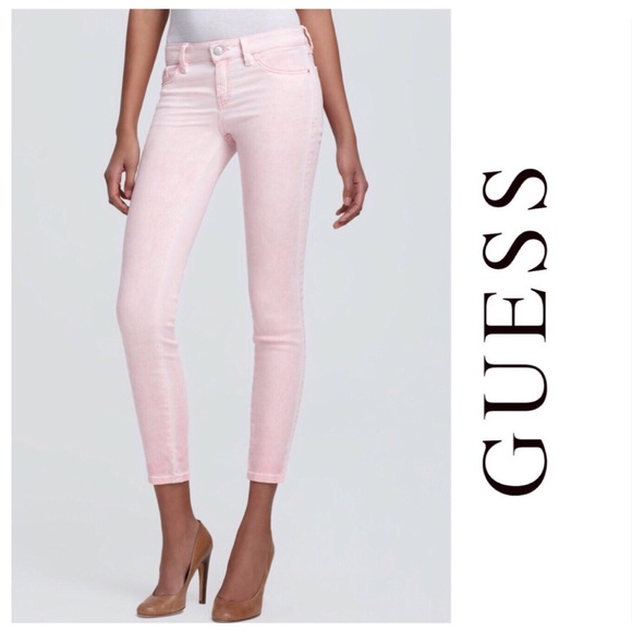 guess skinny ankle jeans